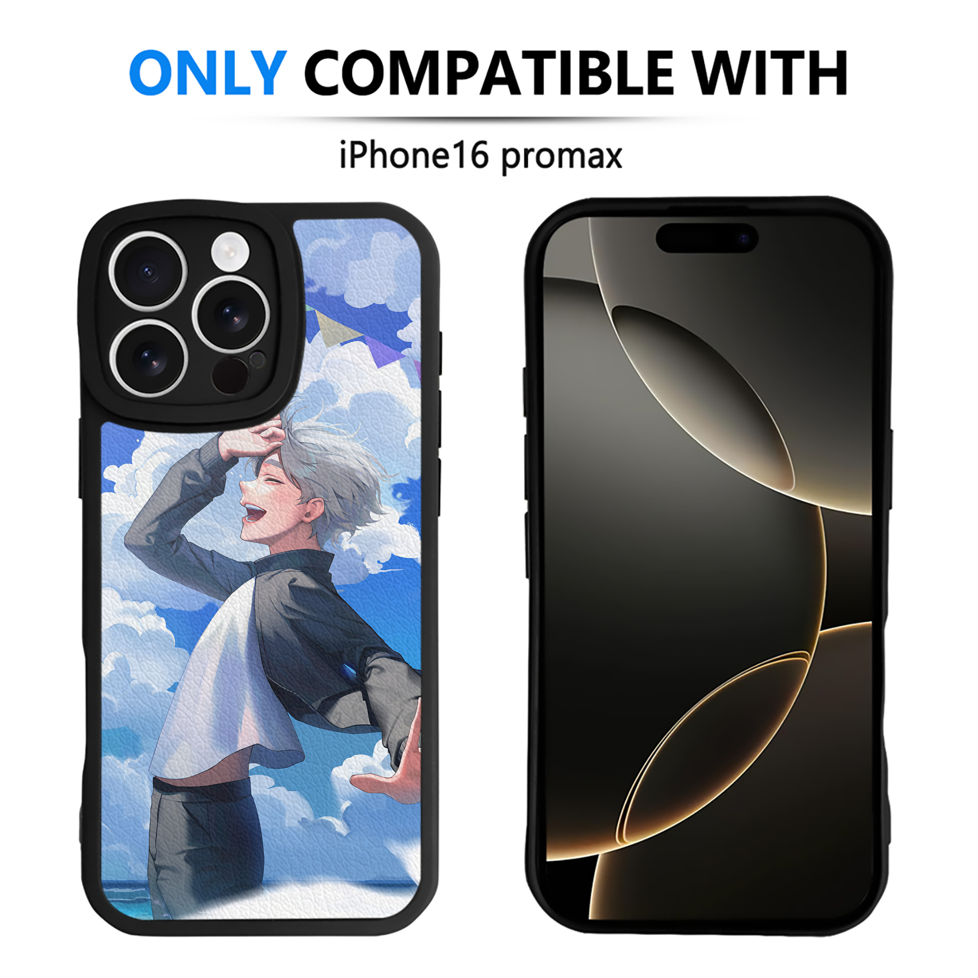 （画像用） ハイキュー!! Haikyu!! 【iPhone 16シリーズ対応】シリコンスマホケース（レザー調） 材質：シリコン